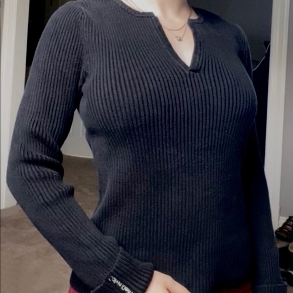 Calvin Klein Jeans Sweaters - Black CK Sweater